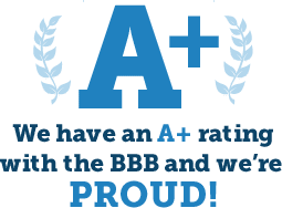 Air Excellence Heating & Cooling BBB a plus rating badge image