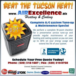 beat the tucson heat Air Excellence ad image