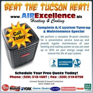 beat the tucson heat Air Excellence ad image
