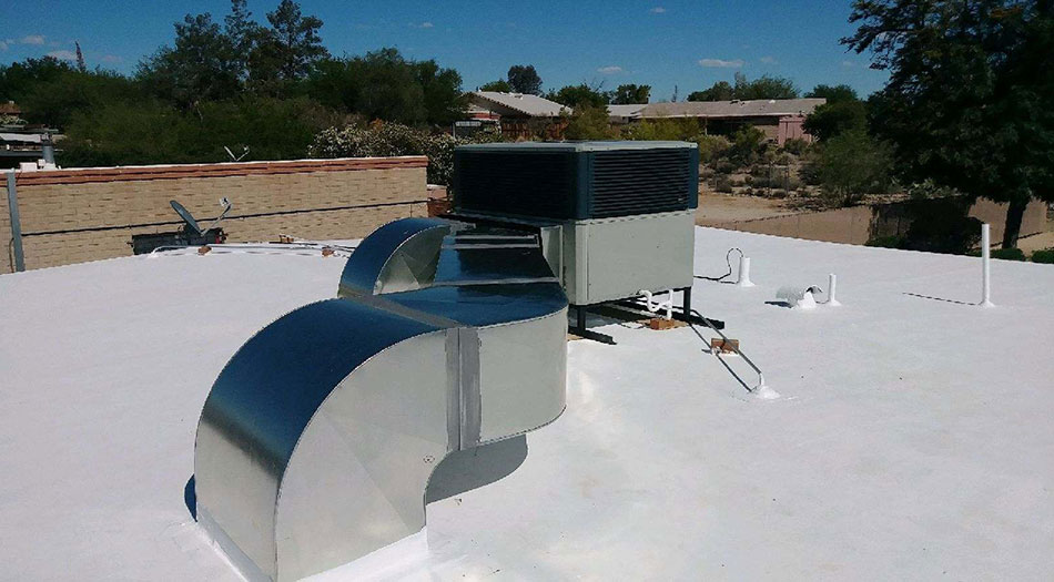 duct and hvac on roof image