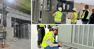 Commercial Heating & Cooling project with large unit image
